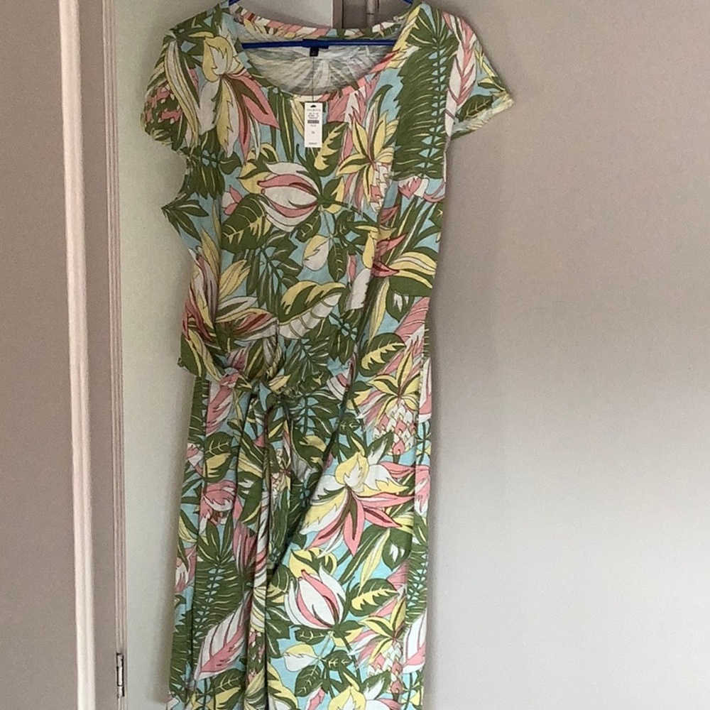 Cotton knit dress
